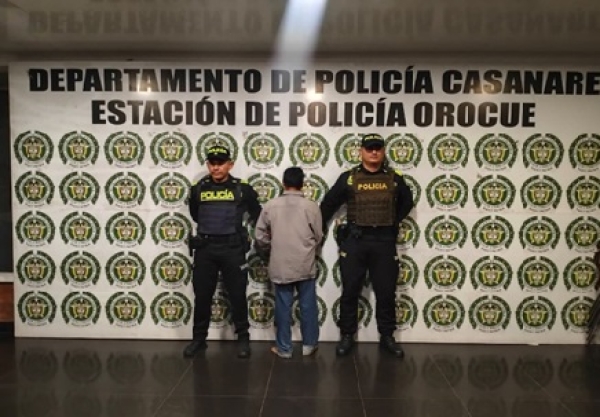 Capturado en Orocué hombre requerido desde 2020 por acceso carnal abusivo con menor de edad