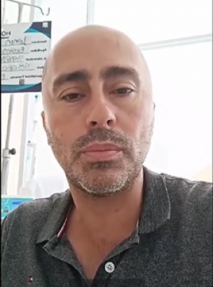 Lenin Bustos desde el Horo hizo un reporte de su estado de salud