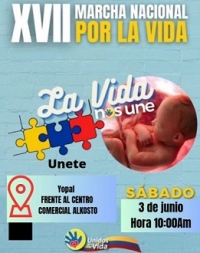 Mañana se realizará en todo el país la marcha por la vida