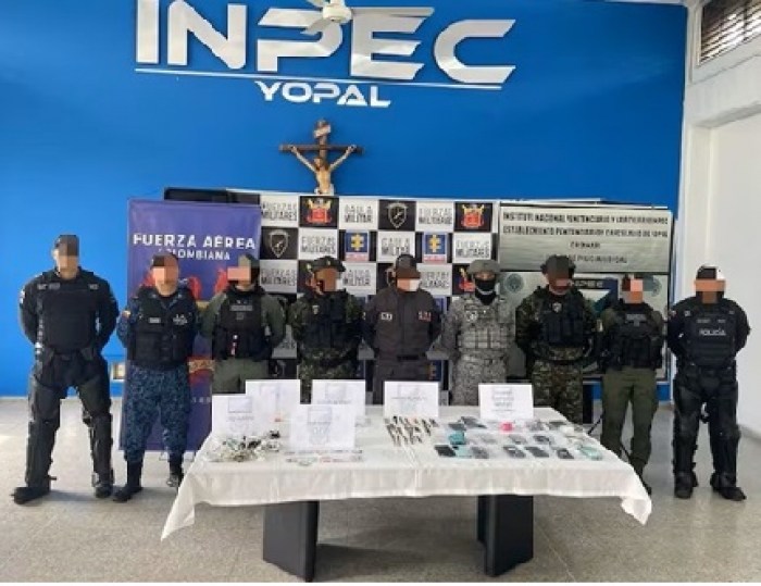 Golpe a la extorsión en Yopal: Desmantelan red que operaba desde la cárcel La Guafilla