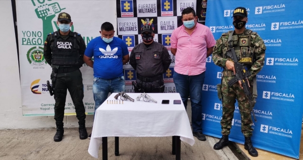 En Pore, fueron capturados dos presuntos integrantes del Clan del Golfo
