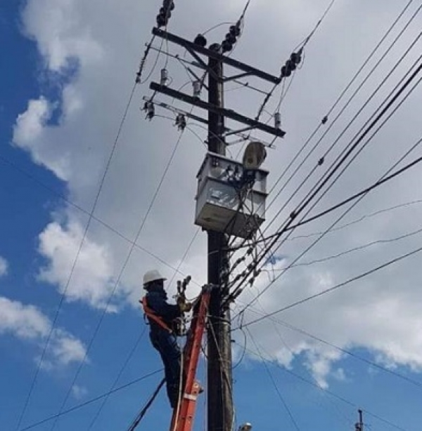 Sin luz hoy amplio sector de Aguazul