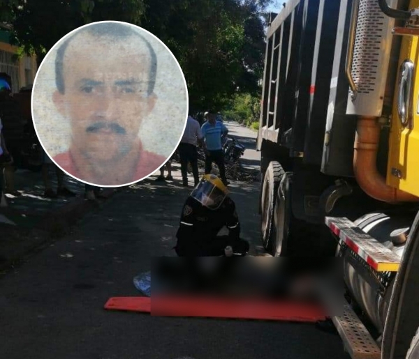 Motociclista murió al ser arrollado por una volqueta en Yopal