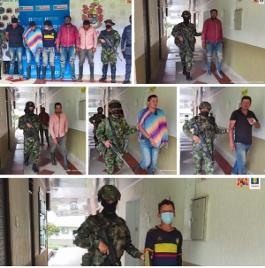 A la cárcel La Guafilla fueron enviados cinco sujetos quienes se enfrentaron al Ejército Nacional en zona rural de Hato Corozal