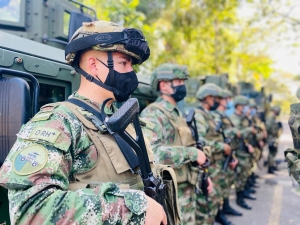 Más de 600 hombres del Ejército Nacional se encuentran en los puntos estratégicos para reforzar la seguridad en Arauca