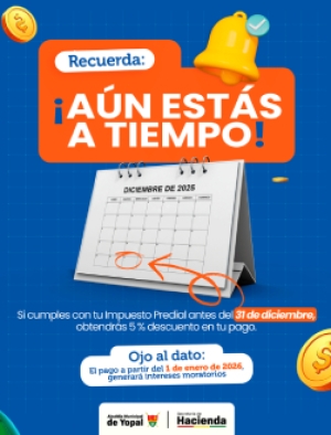 Quedan pocos días para pagar el impuesto predial con descuento
