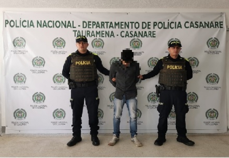 Policía detuvo en Tauramena un hombre que tenía en su poder varios elementos hurtados
