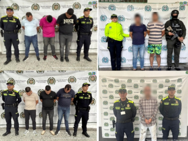 Capturados presuntos integrantes de una banda señalada de enviar armas y explosivos a las disidencias de las Farc