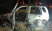 Apareció incinerado en Villanueva el vehículo del hombre asesinado en zona rural de Tauramena