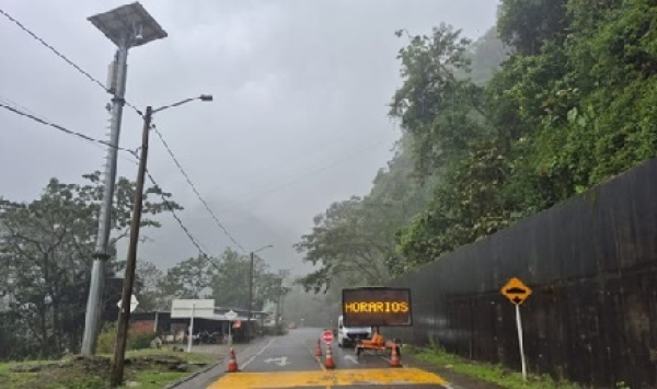 Concesionaria Transversal del Sisga anuncio cierre de la vía en túnel El Trapiche