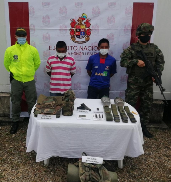 Capturados tres integrantes de las Redes de Apoyo al Terrorismo del GAO ELN