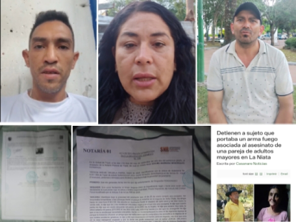 Te hablo desde la prisión: soy inocente dice alias Málaga, sindicado del homicidio de dos adultos mayores en La Niata