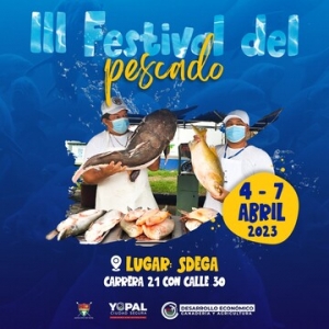 Del 4 al 7 de abril se realizará en Yopal el festival del pescado