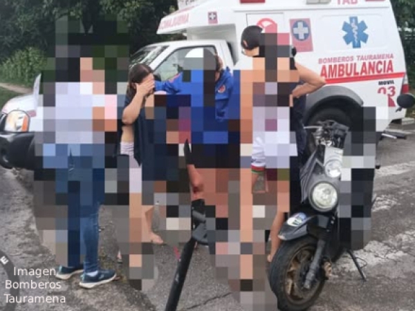 Motociclista en Tauramena trató de evitar una colisión y cayó sobre la calzada