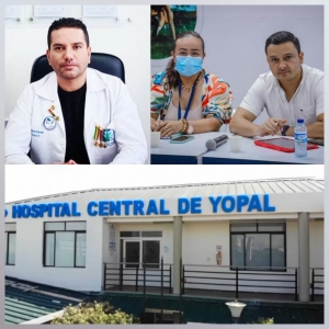 En vilo, segundo nivel del hospital central de Yopal.