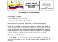 Convocan a conciliación en Yopal para resolver conflictos entre Gobernación y Asamblea de Casanare