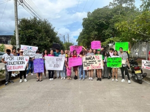 Estudiantes protestaron en Monterrey ante presuntos casos de acoso sexual