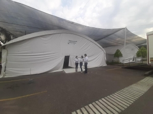 Listo Hospital de Campaña para atención de emergencias por Covid-19