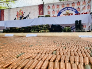 Incautan poderoso arsenal de guerra e intendencia del ELN en el municipio de Arauquita