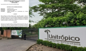 Juzgado allanó camino para la reelección del rector de Unitrópico
