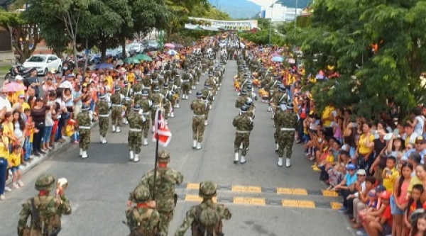 Yopal conmemoró los 208 años del grito de independencia