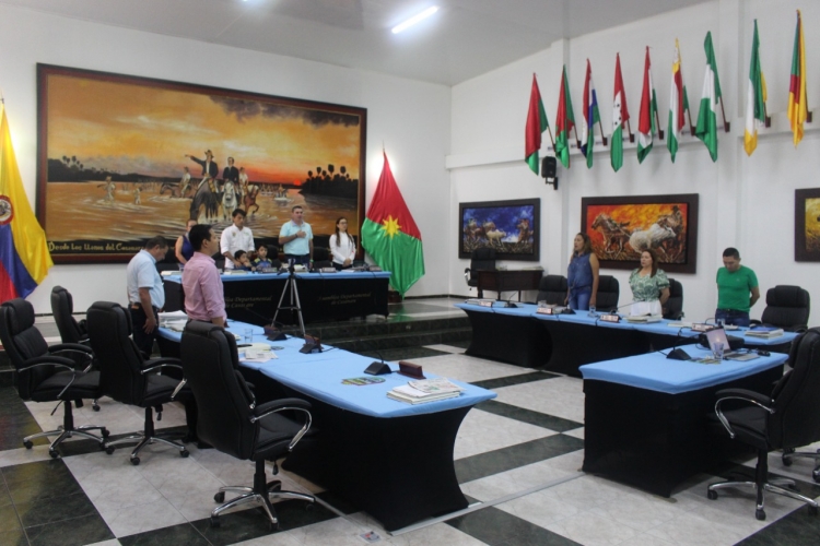 Durante 20 días la Asamblea de Casanare sesionará de forma extraordinaria, secretaria de Hacienda Alba Lucy Cruz hizo la instalación del período extra.