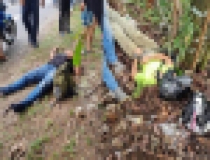 En Villavicencio tres hombres que se movilizaban en moto sufrieron grave accidente de tránsito