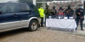 Tras intensa persecución, Ejército capturó a sujeto que se movilizaba en una camioneta con poderoso armamento