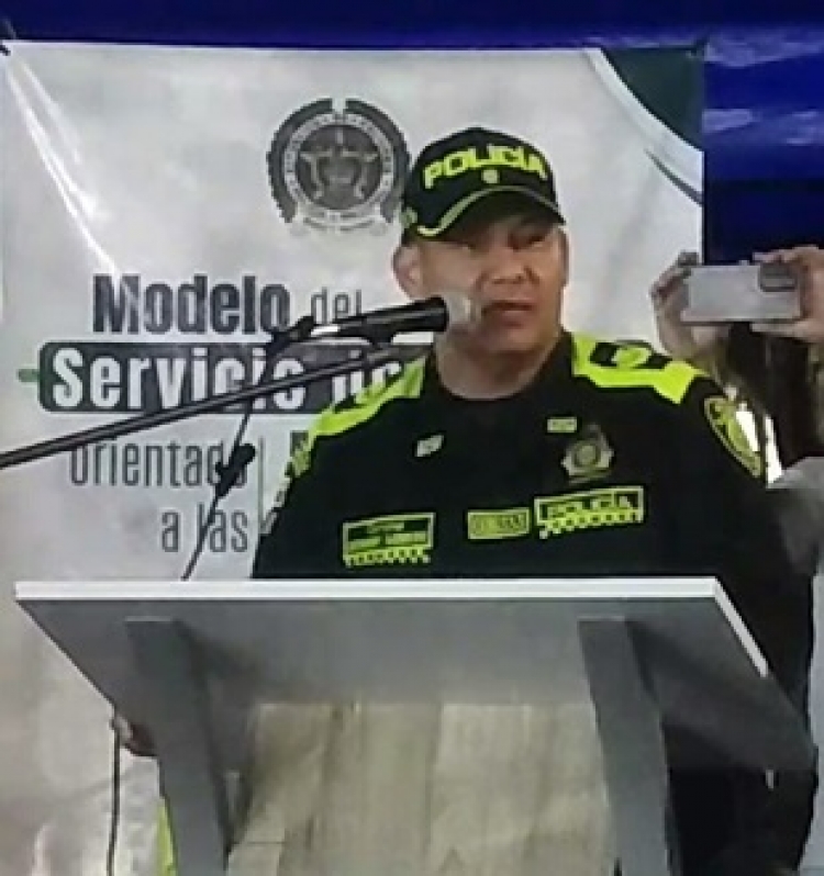 Apelando al algebra de Baldor el comandante de policía Casanare explicó el nuevo modelo de seguridad