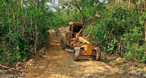 Realizan mantenimiento en la vía alterna de acceso al municipio de Támara
