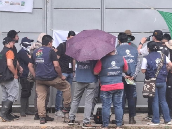 Corporinoquia denunció muerte de especies protegidas por ocupación del hogar de paso por parte de manifestantes