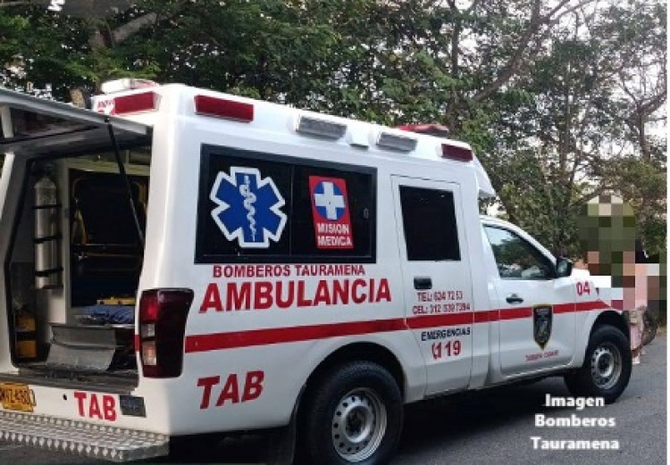 Accidente de tránsito en zona rural de Tauramena dejó a un motociclista con trauma craneoencefálico severo