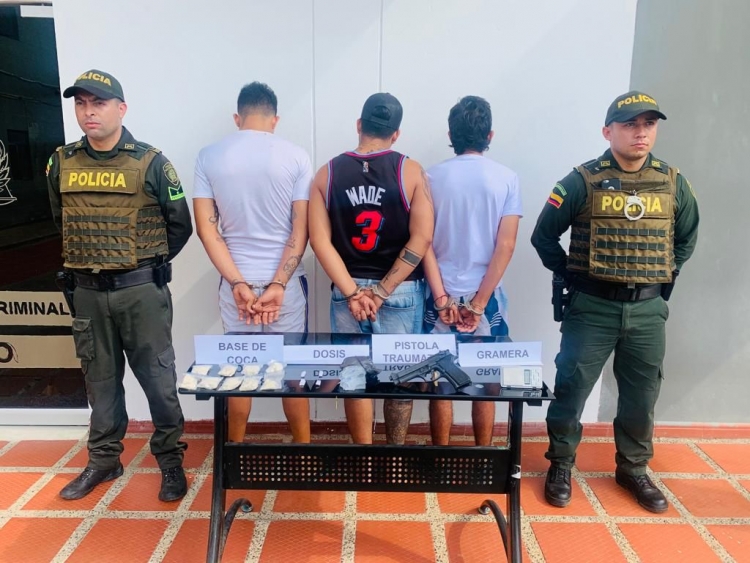 Capturados en Paz de Ariporo tres ciudadanos venezolanos con estupefacientes listos para comercializar