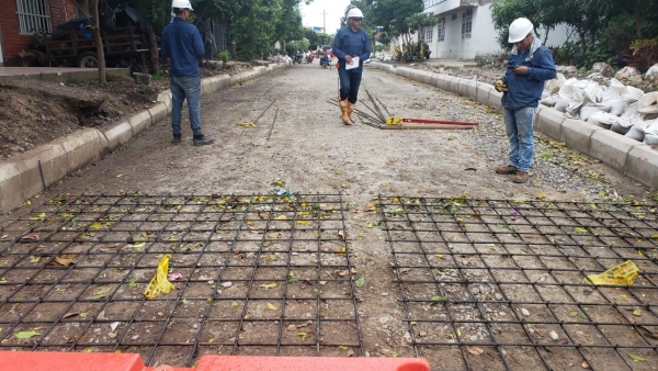 26 barrios son intervenidos con pavimentación en Yopal