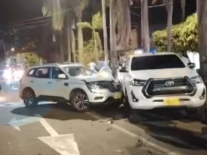 Accidente de tránsito de este viernes en la noche al ingreso de Yopal involucró a exgestora social Cielo Barrera