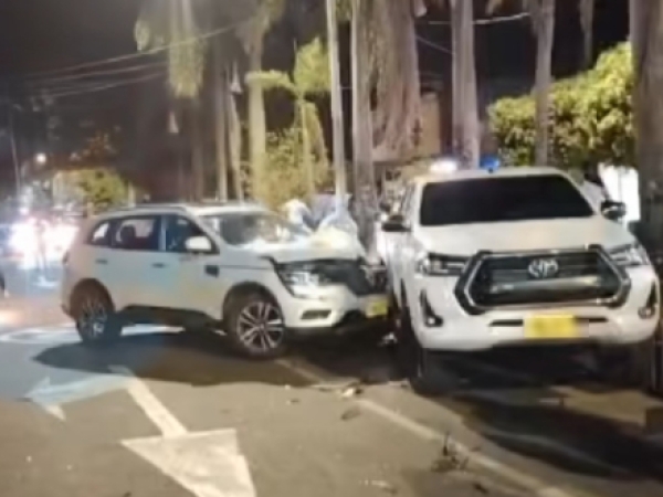 Accidente de tránsito de este viernes en la noche al ingreso de Yopal involucró a exgestora social Cielo Barrera