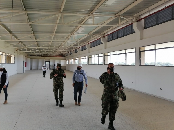 Avance del 65% presentan las obras de alojamiento para tropas del Ejército en Casanare