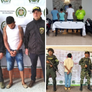 Siete personas fueron capturadas en Arauca por varios delitos