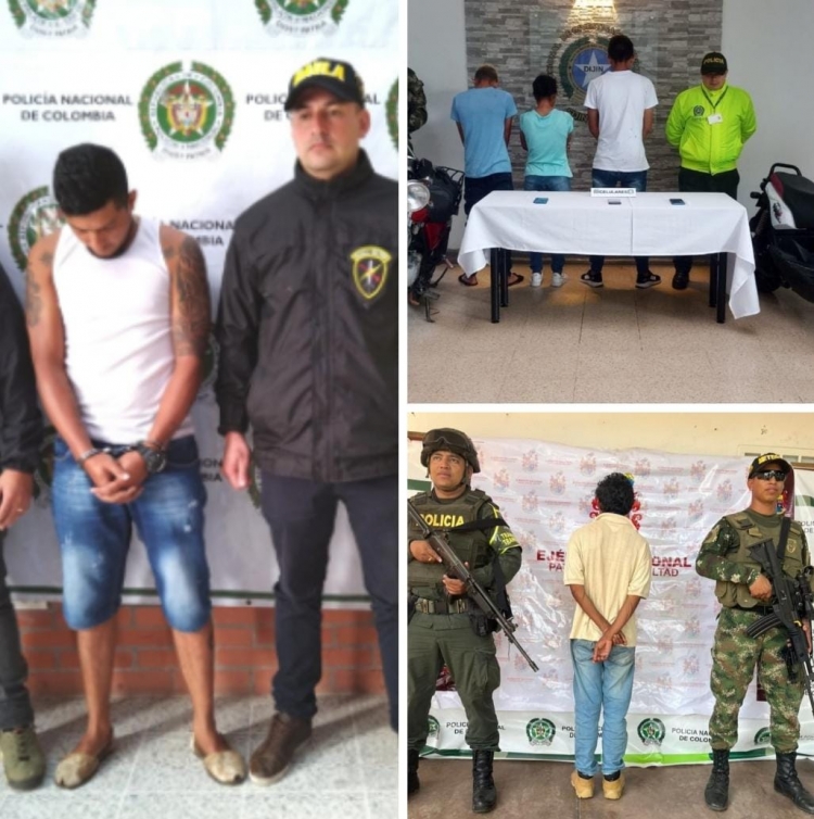 Siete personas fueron capturadas en Arauca por varios delitos