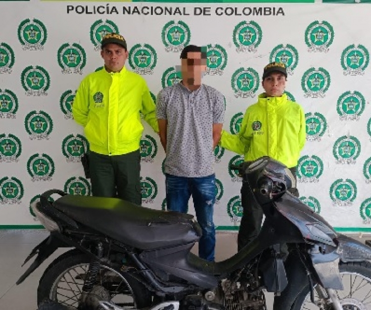 Capturado joven de 22 años quien tenía antecedentes por hurto
