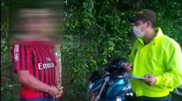 En vía Sirivana capturaron a un hombre requerido por homicidio