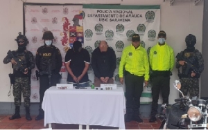 Ejército y Policía capturaron a dos presuntos integrantes del ELN en zona rural de Saravena, Arauca