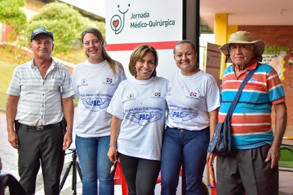 Patrulla Aérea llegó a Villanueva con el apoyo de GeoPark