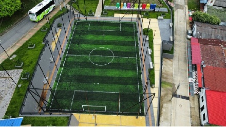 Gobernación de Casanare entrega parque recreativo y deportivo en Monterralo