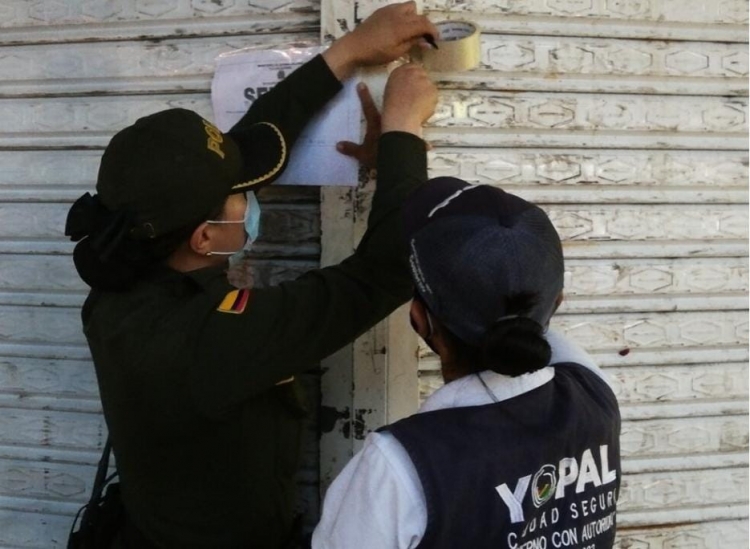 Ocho establecimientos sellados durante el fin de semana en Yopal