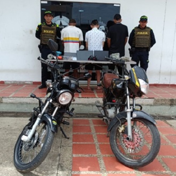 Capturan a tres hombres por hurto en Paz de Ariporo y recuperan equipos y vehículos robados