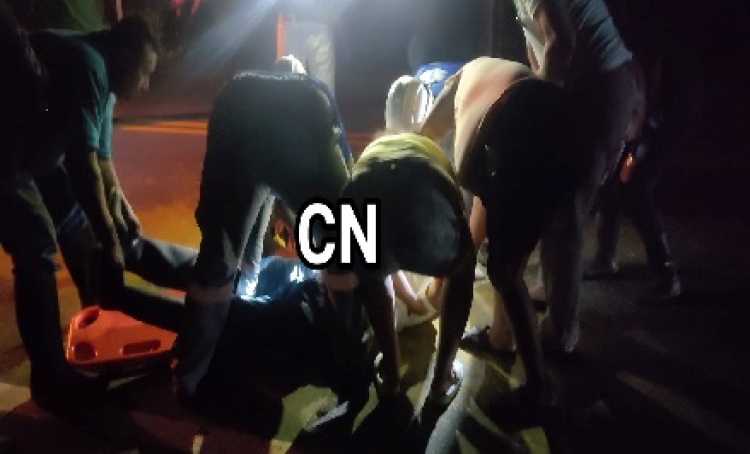 Accidente de tránsito en Aguazul deja a un motociclista herido