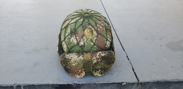 Casco blindado le salvó la vida a un soldado en Arauca