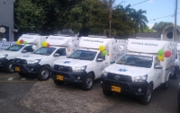 Gobernación de Casanare hizo entrega oficial de 16 ambulancias para igual número de municipios
