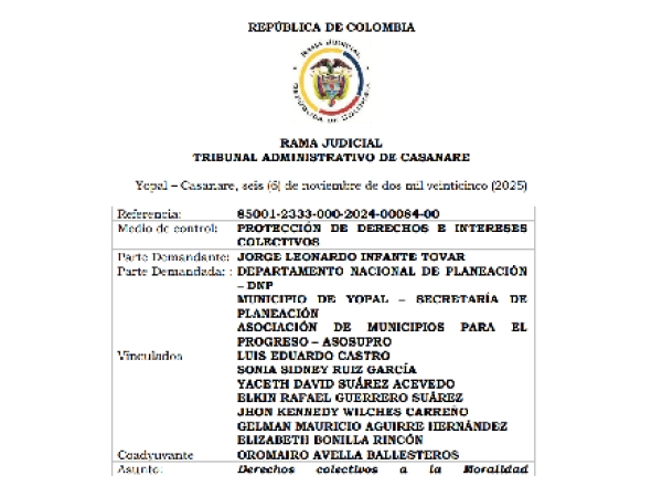 Tribunal ordenó a la Alcaldía de Yopal cobrar los impuestos que tiene pendiente Asosupro con el Municipio